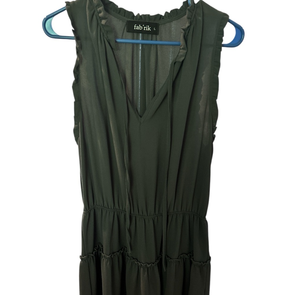 Fab'rik Grey Sleeveless Dress PTP 21 L 36
